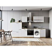 Respekta Küchenzeile Merle (Breite: 310 cm, Weiß, Mit Elektrogeräten, Mit Waschmaschinennische) | BAUHAUS