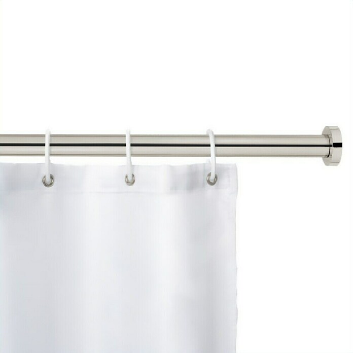 SCHÖNER WOHNEN-Kollektion Palica za tuš zaveso  (110 cm - 185 cm, Premer: 2,8 cm, Srebrna) | 3739 - Duschvorhangzubehör | DADF - Badtextilien | DAD - Badausstattung | DA - Badausstattung/Bäderwelt | D - Sanitär | BAUHAUS