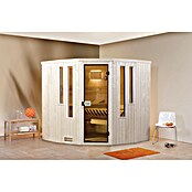 Finnwood Elementsauna Thea 1 by WEKA (Elektroofen, Steuerung Ofen: Integriert, L x B x H: 194 x 194 x 199 cm) | BAUHAUS