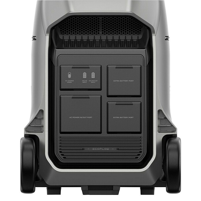 EcoFlow Powerstation Delta Pro 3 (4 096 Wh, Silber, Schwarz) | BAUHAUS