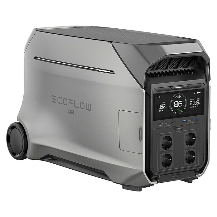 EcoFlow Powerstation Delta Pro 3 (4 096 Wh, Silber, Schwarz) | BAUHAUS