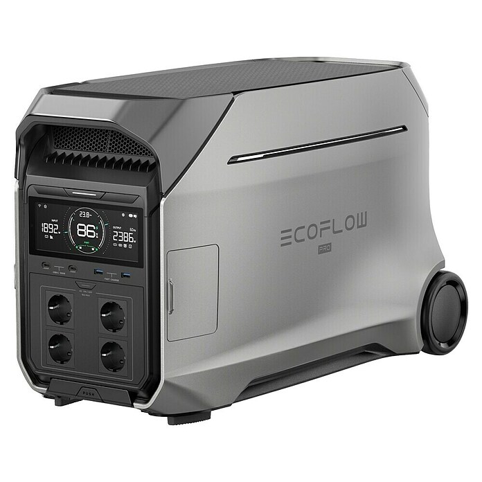 EcoFlow Powerstation Delta Pro 3 (4 096 Wh, Silber, Schwarz) | BAUHAUS
