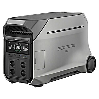 EcoFlow Powerstation Delta Pro 3 - 0% MwSt. (4.096 Wh, 4.000 W, Kunststoff, Silber, Schwarz)