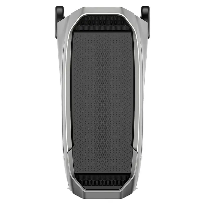 EcoFlow Powerstation Delta Pro 3 - 0% MwSt. - 4.096 Wh, Silber, Schwarz - Draufsicht eines modernen, grauen Laufbandes mit schwarzer Lauffläche und abgerundeten Formen für ein intensives und effektives Training.