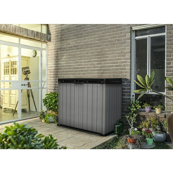 Keter Opbergbox Store it out Darwin (l x b x h: 80 x 140 x 118 cm, Grijs, Kunststof) | BAUHAUS