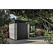 Keter Caseta para jardín Signature Storm Grey 77 (Medidas ext. (An x Pr): 216 x 218 cm, Plástico, Gris tormenta) | BAUHAUS