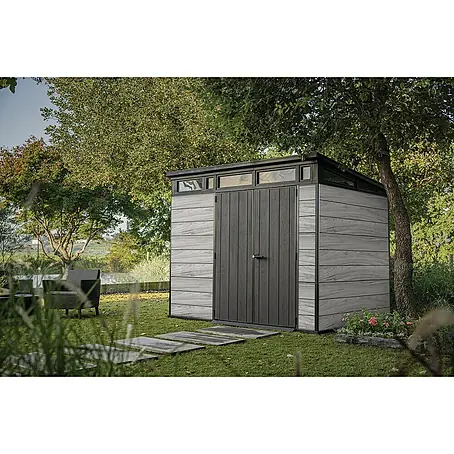 Keter  Gerätehaus Signature Storm Grey 7x7