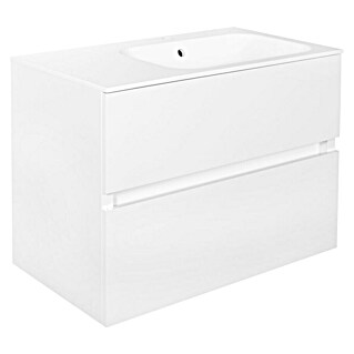 Best Design Wastafelonderkast Splash-Wit-Greeploos (b x d x h: 79,5 x 47 x 56 cm, Wit)