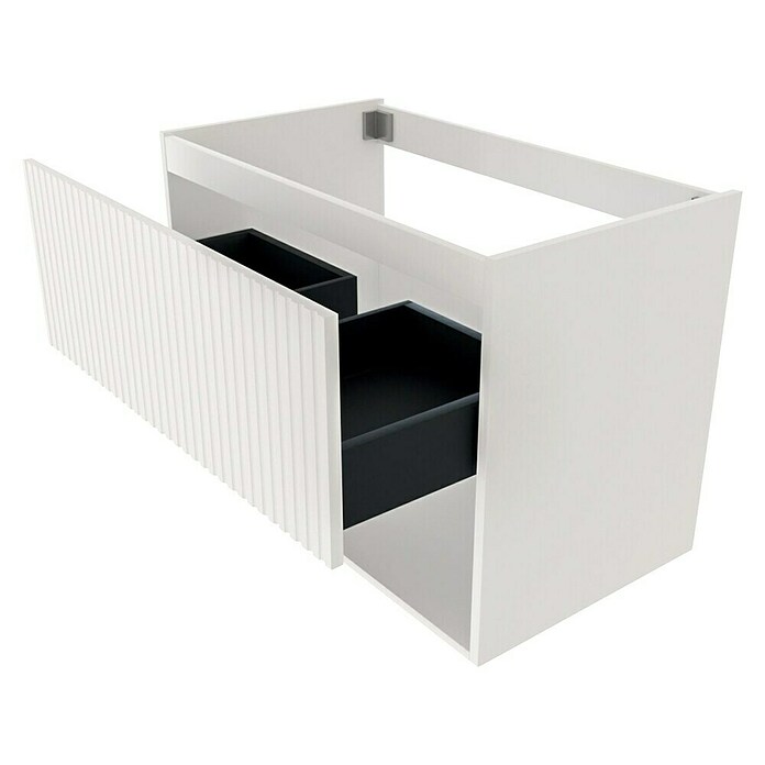 Best Design Wastafelonderkast Rigatti-78-White-Greeploos (b x d x h: 77,8 x 44,2 x 55 cm, Wit) | BAUHAUS