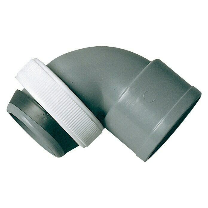 Codo PVC mixto para unión (40 mm, 90°, Rosca interior: 1½