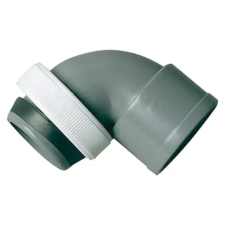 Codo PVC mixto para unión
