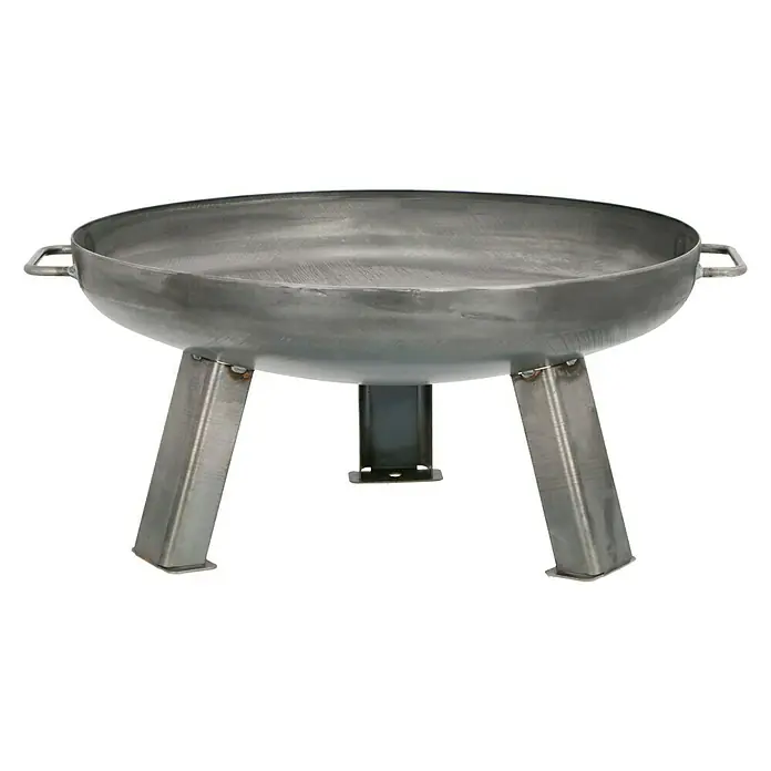 Buschbeck FeuerschaleDurchmesser: 60 cm, Eisen - Metallene Feuerschale mit drei Beinen. Die Feuerschale hat zwei Griffe und ist ideal für den Garten.