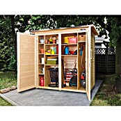 Weka GartenQ Geräteschrank (125 x 200 x 217 cm, Natur)