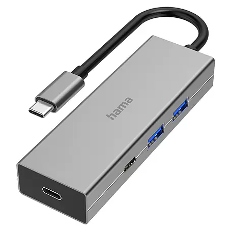 Hama  USB-Hub USB-C mit 4 Ports 5 Gbit/s