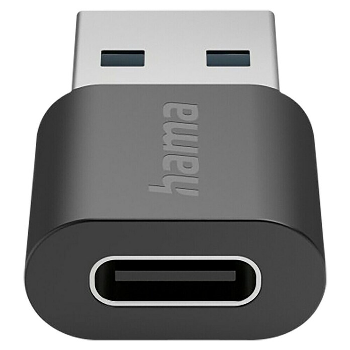 Hama USB-Adapter 3.2 Gen2 10 Gbit / s (USB A-Stecker, USB C-Stecker, Schwarz) | BAUHAUS