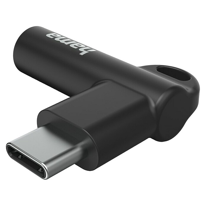 Hama Audio-Adapter USB-C 90° Winkelstecker (Klinkenbuchse 3,5 mm) | BAUHAUS