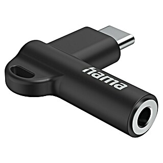 Hama Audio-Adapter USB-C 90° Winkelstecker (Klinkenbuchse 3,5 mm)