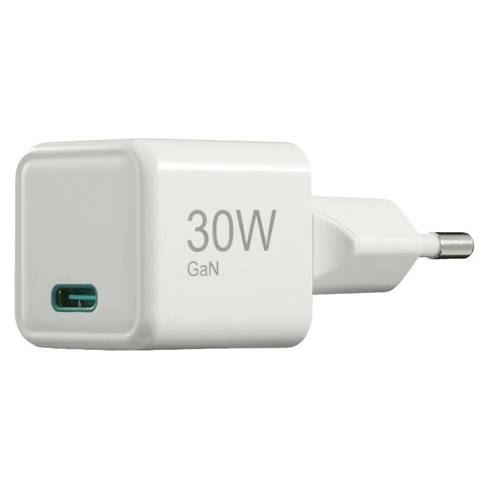 Hama Adaptador USB Súper Mini (30 W, Blanco, Clavija USB C) | BAUHAUS