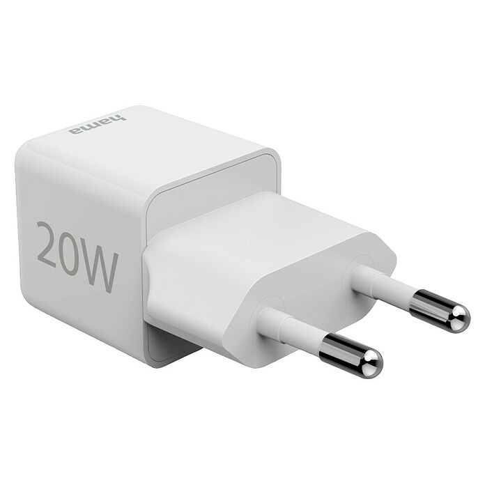 Hama USB-Adapter Schnellladegerät 20 W (Weiß, USB C-Stecker) | BAUHAUS