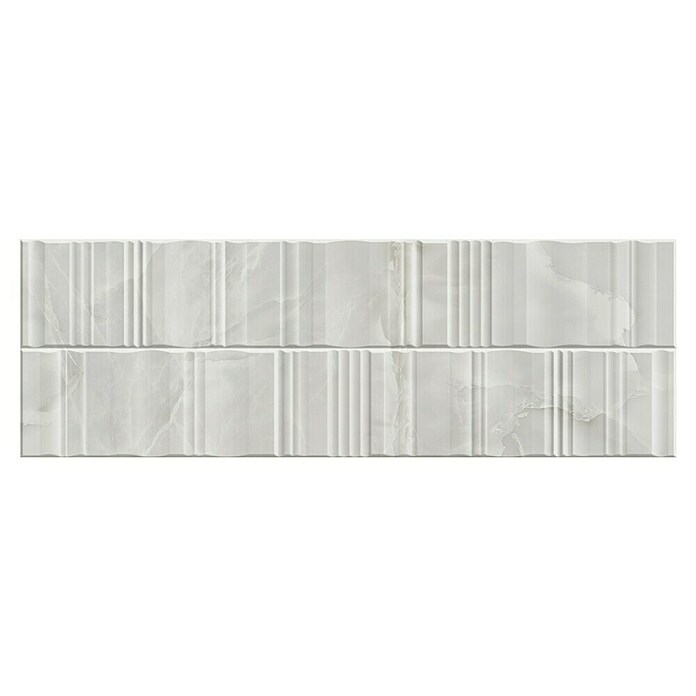 Zidna pločica Onyx Lot  (D x Š: 90 x 30 cm, Svijetlosiva, Visokog sjaja) | BAUHAUS