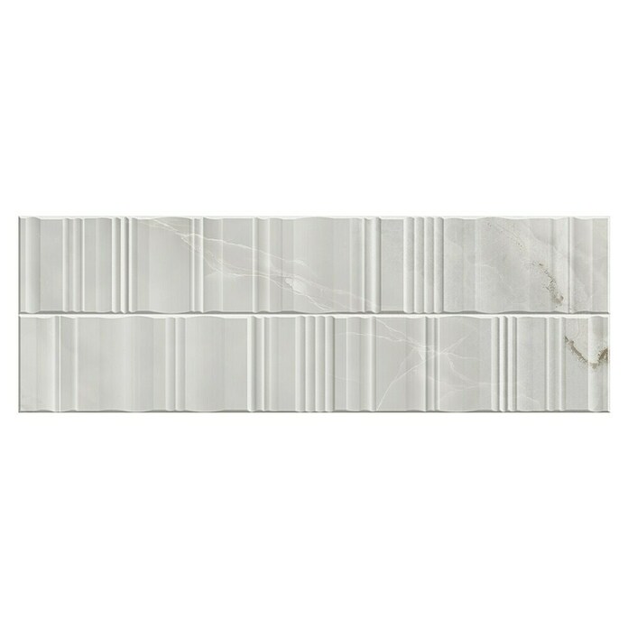 Zidna pločica Onyx Lot  (D x Š: 90 x 30 cm, Svijetlosiva, Visokog sjaja) | BAUHAUS