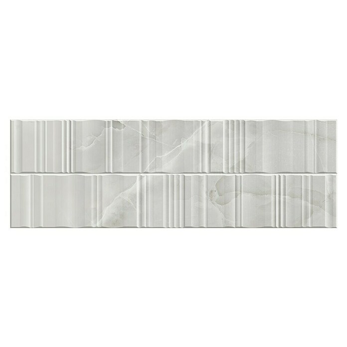 Zidna pločica Onyx Lot  (D x Š: 90 x 30 cm, Svijetlosiva, Visokog sjaja) | BAUHAUS