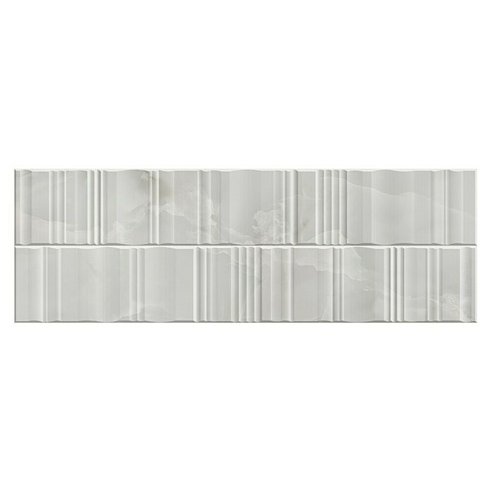Zidna pločica Onyx Lot  (D x Š: 90 x 30 cm, Svijetlosiva, Visokog sjaja) | BAUHAUS