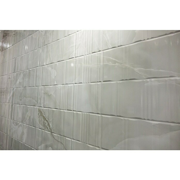 Zidna pločica Onyx Lot  (D x Š: 90 x 30 cm, Svijetlozelena, Visokog sjaja) | BAUHAUS