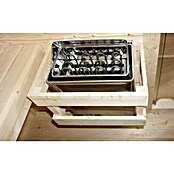Sanotechnik Savna hiša Rauma  (Do x Š x V: 4.600 x 2.300 x 2.195 mm) | 4146 - Element-Saunen | DCGA - Fertigsauna | DCG - Sauna Wellness | DC - Sanitärinstallation | D - Sanitär | BAUHAUS