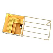 Sanotechnik Savna hiša Rauma  (Do x Š x V: 4.600 x 2.300 x 2.195 mm) | 4146 - Element-Saunen | DCGA - Fertigsauna | DCG - Sauna Wellness | DC - Sanitärinstallation | D - Sanitär | BAUHAUS