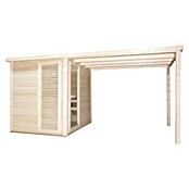 Sanotechnik Savna hiša Rauma  (Do x Š x V: 4.600 x 2.300 x 2.195 mm) | 4146 - Element-Saunen | DCGA - Fertigsauna | DCG - Sauna Wellness | DC - Sanitärinstallation | D - Sanitär | BAUHAUS