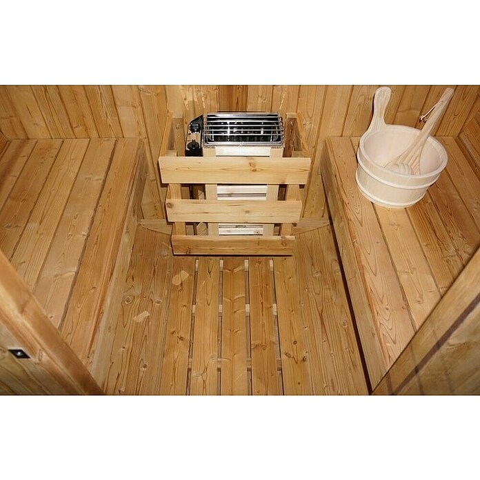 Sanotechnik Savna v sodu Tromsö M  (Do x Š x V: 120 x 189 x 191,5 cm) | 4146 - Element-Saunen | DCGA - Fertigsauna | DCG - Sauna Wellness | DC - Sanitärinstallation | D - Sanitär | BAUHAUS