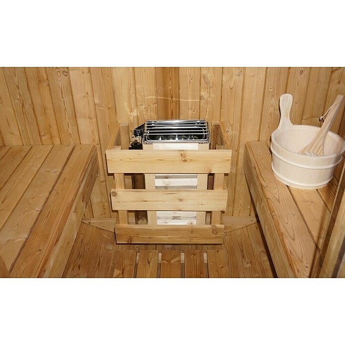 Sanotechnik Savna v sodu Tromsö M  (Do x Š x V: 120 x 189 x 191,5 cm) | 4146 - Element-Saunen | DCGA - Fertigsauna | DCG - Sauna Wellness | DC - Sanitärinstallation | D - Sanitär | BAUHAUS