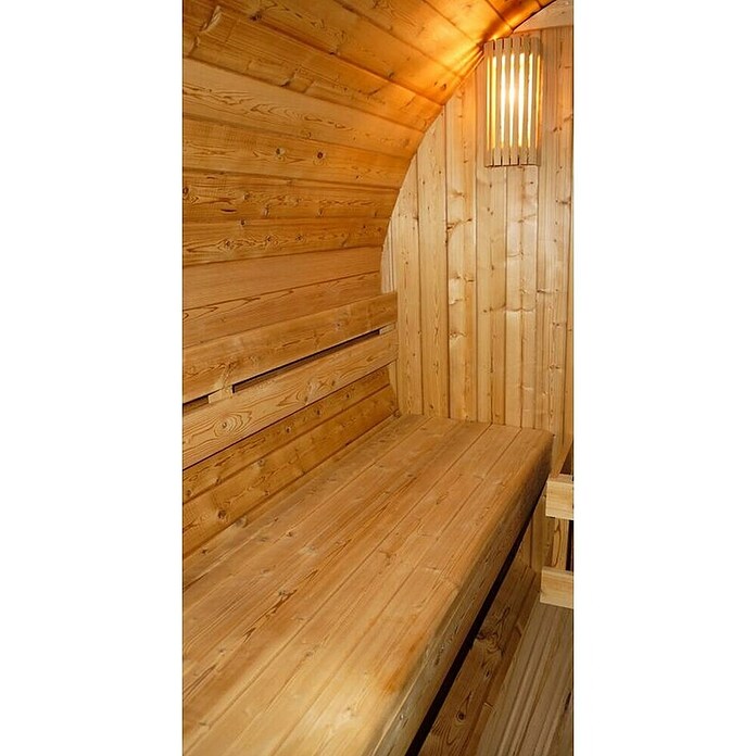 Sanotechnik Savna v sodu Tromsö XL  (Les, Do x Š x V: 193,8 x 176,8 x 176,8 cm) | 4146 - Element-Saunen | DCGA - Fertigsauna | DCG - Sauna Wellness | DC - Sanitärinstallation | D - Sanitär | BAUHAUS