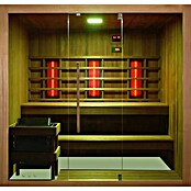 Sanotechnik IR kabina in finska savna Kotka  (Do x Š x V: 200 x 150 x 190 cm, 6,9 kW) | 4146 - Element-Saunen | DCGA - Fertigsauna | DCG - Sauna Wellness | DC - Sanitärinstallation | D - Sanitär | BAUHAUS