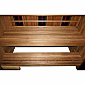 Sanotechnik IR kabina in finska savna Kotka  (Do x Š x V: 200 x 150 x 190 cm, 6,9 kW) | 4146 - Element-Saunen | DCGA - Fertigsauna | DCG - Sauna Wellness | DC - Sanitärinstallation | D - Sanitär | BAUHAUS
