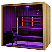 Sanotechnik IR kabina in finska savna Kotka  (Do x Š x V: 200 x 150 x 190 cm, 6,9 kW) | 4146 - Element-Saunen | DCGA - Fertigsauna | DCG - Sauna Wellness | DC - Sanitärinstallation | D - Sanitär | BAUHAUS