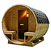 Sanotechnik Savna v sodu Bergen  (Les, Do x Š x V: 220 x 189 x 191,5 cm) | 4146 - Element-Saunen | DCGA - Fertigsauna | DCG - Sauna Wellness | DC - Sanitärinstallation | D - Sanitär | BAUHAUS