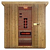 Sanotechnik Savna hiša Lahti  (Do x Š x V: 198 x 181,5 x 200,2 cm, 6 kW, Termo smrekov les) | 4146 - Element-Saunen | DCGA - Fertigsauna | DCG - Sauna Wellness | DC - Sanitärinstallation | D - Sanitär | BAUHAUS