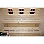 Sanotechnik Savna hiša Lahti  (Do x Š x V: 198 x 181,5 x 200,2 cm, 6 kW, Termo smrekov les) | 4146 - Element-Saunen | DCGA - Fertigsauna | DCG - Sauna Wellness | DC - Sanitärinstallation | D - Sanitär | BAUHAUS