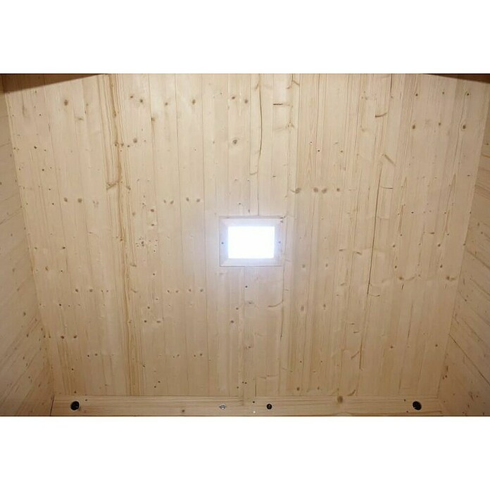 Sanotechnik Savna hiša Lahti  (Do x Š x V: 198 x 181,5 x 200,2 cm, 6 kW, Termo smrekov les) | 4146 - Element-Saunen | DCGA - Fertigsauna | DCG - Sauna Wellness | DC - Sanitärinstallation | D - Sanitär | BAUHAUS