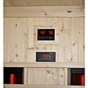 Sanotechnik Savna hiša Lahti  (Do x Š x V: 198 x 181,5 x 200,2 cm, 6 kW, Termo smrekov les) | 4146 - Element-Saunen | DCGA - Fertigsauna | DCG - Sauna Wellness | DC - Sanitärinstallation | D - Sanitär | BAUHAUS