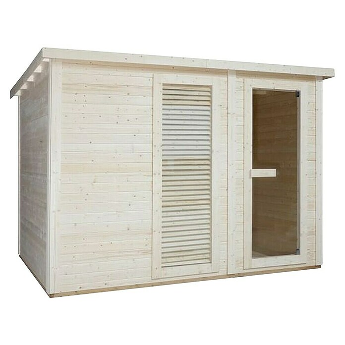 Sanotechnik Finska savna Vaasa  (Do x Š x V: 202,4 x 172,4 x 201,4 cm, 8 kW) | 4146 - Element-Saunen | DCGA - Fertigsauna | DCG - Sauna Wellness | DC - Sanitärinstallation | D - Sanitär | BAUHAUS