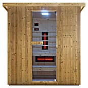 Sanotechnik Savna hiša Lahti  (Do x Š x V: 198 x 181,5 x 200,2 cm, 6 kW, Termo smrekov les) | 4146 - Element-Saunen | DCGA - Fertigsauna | DCG - Sauna Wellness | DC - Sanitärinstallation | D - Sanitär | BAUHAUS