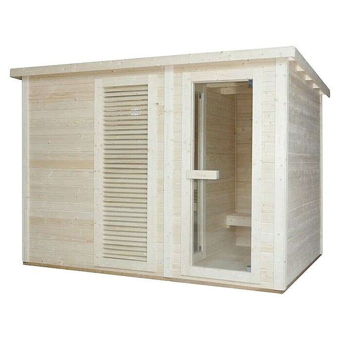 Sanotechnik Finska savna Vaasa  (Do x Š x V: 202,4 x 172,4 x 201,4 cm, 8 kW) | 4146 - Element-Saunen | DCGA - Fertigsauna | DCG - Sauna Wellness | DC - Sanitärinstallation | D - Sanitär | BAUHAUS