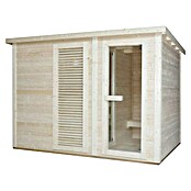 Sanotechnik Finska savna Vaasa  (Do x Š x V: 202,4 x 172,4 x 201,4 cm, 8 kW) | 4146 - Element-Saunen | DCGA - Fertigsauna | DCG - Sauna Wellness | DC - Sanitärinstallation | D - Sanitär | BAUHAUS