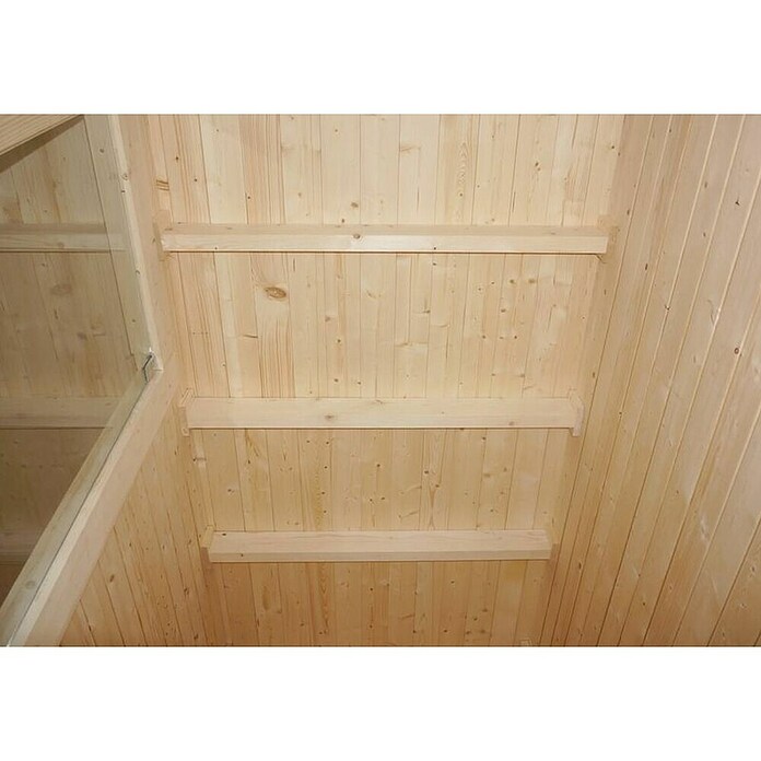 Sanotechnik Finska savna Vaasa  (Do x Š x V: 202,4 x 172,4 x 201,4 cm, 8 kW) | 4146 - Element-Saunen | DCGA - Fertigsauna | DCG - Sauna Wellness | DC - Sanitärinstallation | D - Sanitär | BAUHAUS