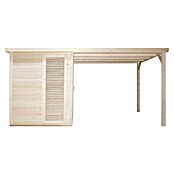 Sanotechnik Savna hiša Rauma  (Do x Š x V: 4.600 x 2.300 x 2.195 mm) | 4146 - Element-Saunen | DCGA - Fertigsauna | DCG - Sauna Wellness | DC - Sanitärinstallation | D - Sanitär | BAUHAUS