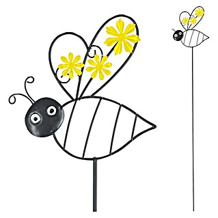 Gartenstecker (Biene, Höhe: 85 cm, Schwarz/Gelb)