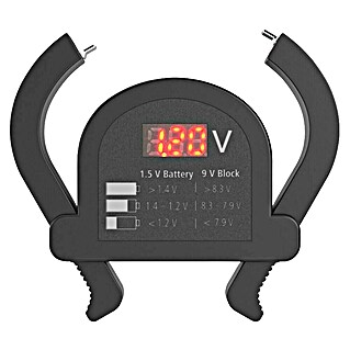 Hama Batterietester Universal-Messgerät für Akkus, Batterien (LCD Anzeige)